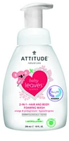 ATTITUDE 2in1 Foaming Wash (Orange Pom - 295 ml)