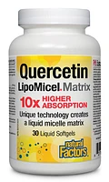 NATURAL FACTORS Quercetin Lipomicel (250 mg - 30 sgels)