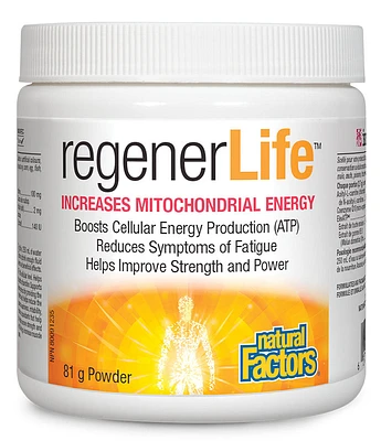 NATURAL FACTORS regenerlife (Mitochondrial Energy - 81 gr)