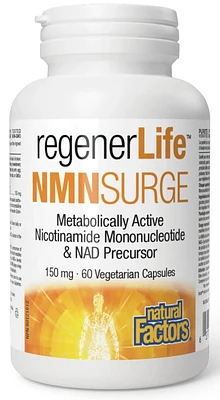 NATURAL FACTORS regenerlife NMNSurge (150 mg - 60 V-Caps)