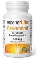 NATURAL FACTORS regenerlife Resveratrol (500 mg - 60 veg caps)