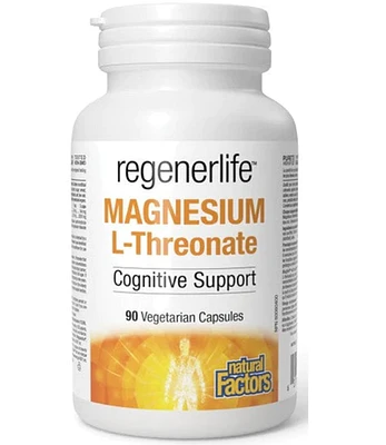 NATURAL FACTORS regenerlife Magnesium L-Threonate (667 mg - 90 vcaps)