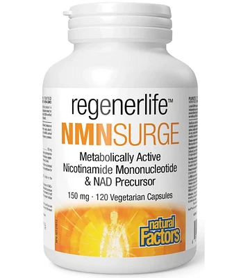 NATURAL FACTORS regenerlife NMNSurge (150 mg (120 vcaps)