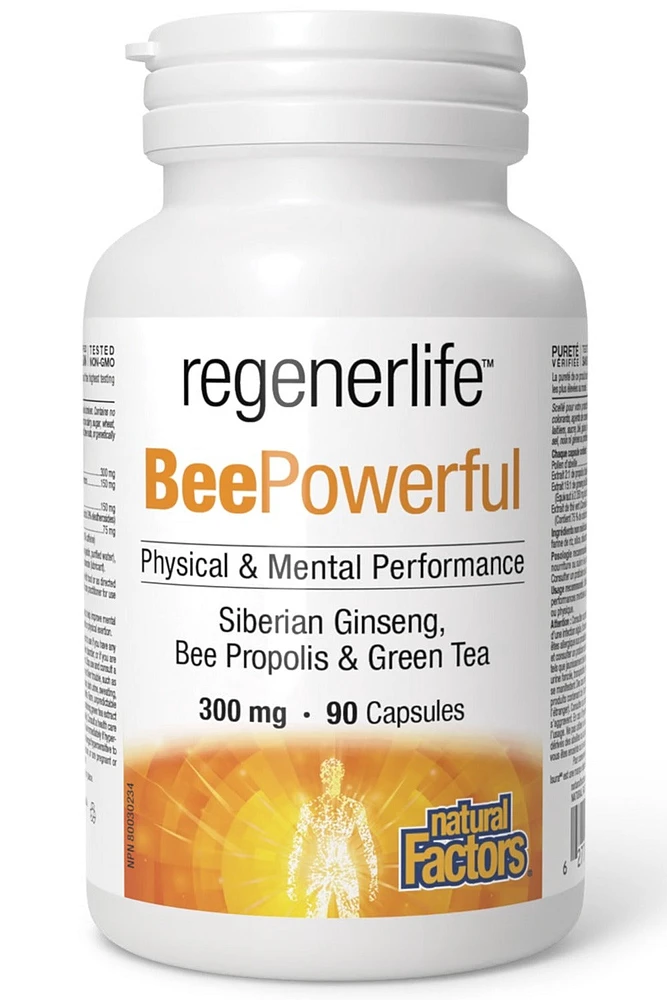 NATURAL FACTORS Regenerlife BeePowerful (90 vcaps)