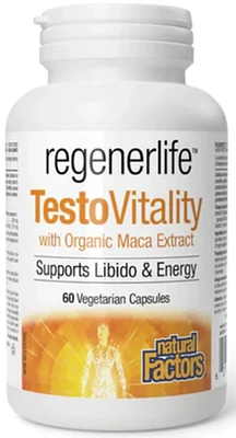 NATURAL FACTORS regenerlife TestoVitality (60 vcaps)