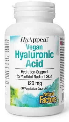 NATURAL FACTORS Vegan Hyaluronic Acid (60 veg caps)