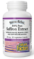 NATURAL FACTORS STRESS RELAX Saffron Extract (28 mg