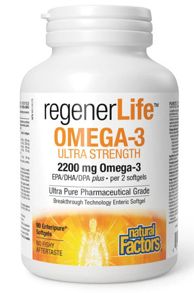 NATURAL FACTORS regenerlife Omega-3 ( sgels