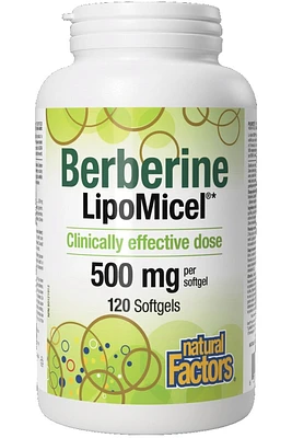 NATURAL FACTORS Berberine LipoMicel (500 mg