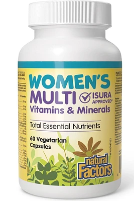 NATURAL FACTORS Big Friends Women’s Multi Vitamins & Minerals (60 vcaps)