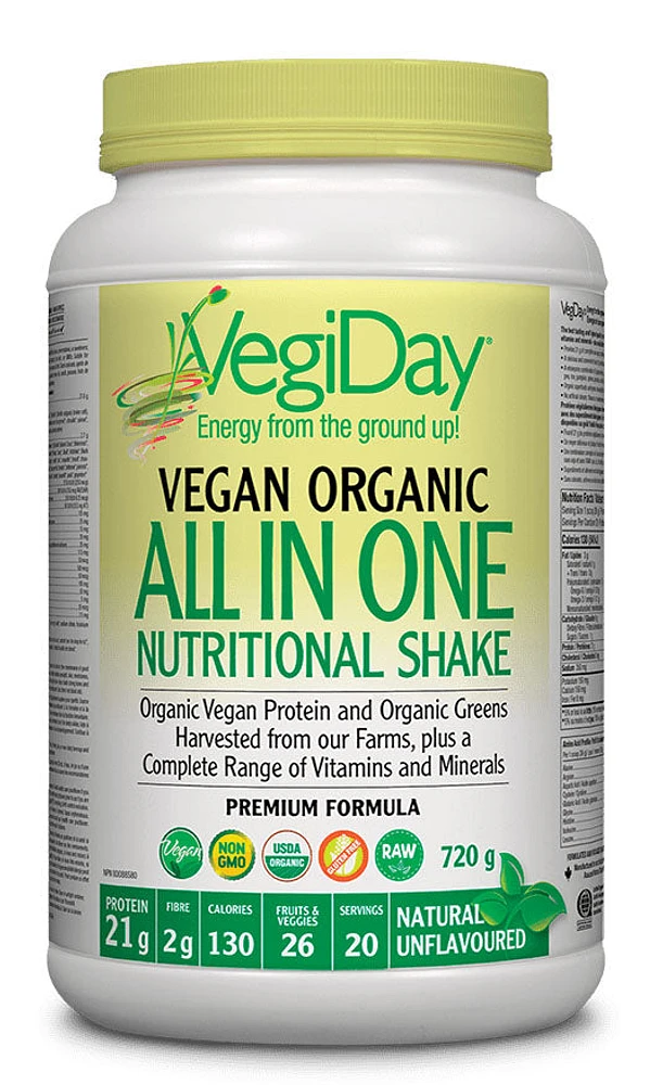 VEGIDAY All in One (Natural Unflavoured - 720 gr)