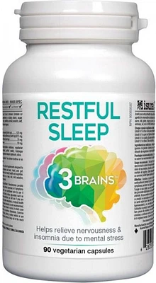 3 BRAINS Restful Sleep (90 veg caps)