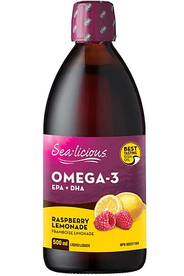 SEA-LICIOUS Omega 3 EPA-DHA (Raspberry Lemonade