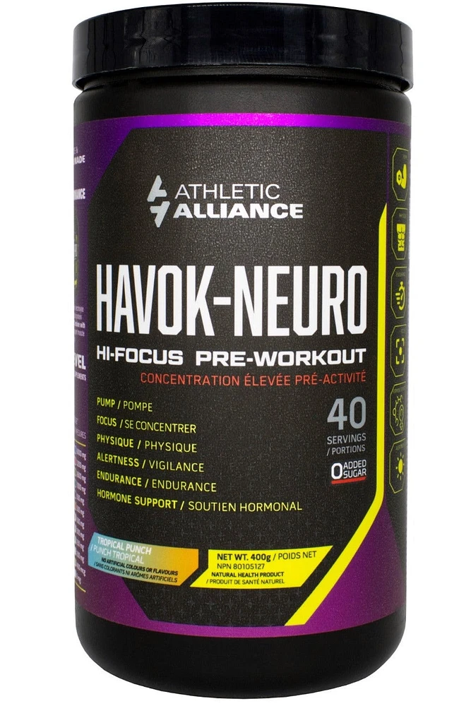 ATHLETIC ALLIANCE HAVOK-Neuro (Tropical Punch - 400 gr)