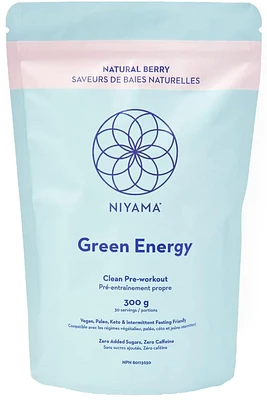 NIYAMA Green Energy Clean Pre- Workout (300 g)