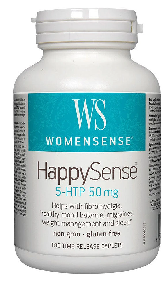 WOMENSENSE HappySense 5HTP (50 mg - 180 caplets)