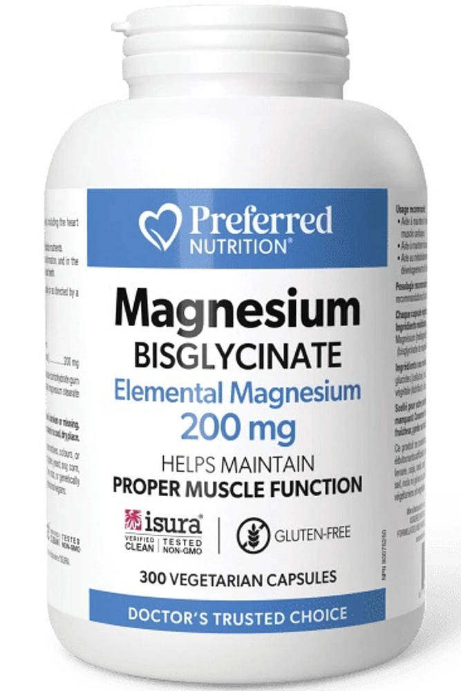 PREFERRED NUTRITION Magnesium Bisgylcinate	 (	 veg caps