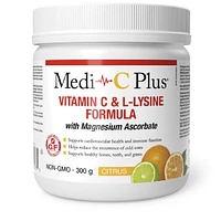 Medi-C Plus Vitamin C & L-Lysine with Magnesium Ascorbate (Citrus