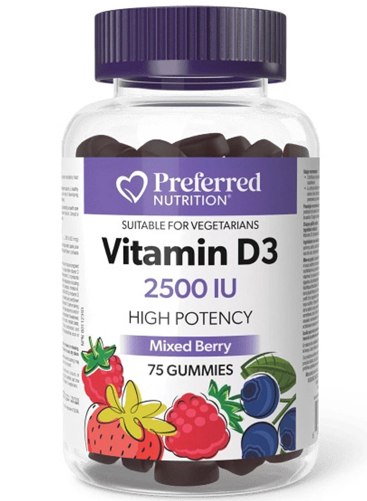 PREFERRED NUTRITION Vitamin D3 (2500 IU