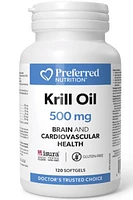 PREFERRED NUTRITION Krill Oil (500 mg - 120 sgls)