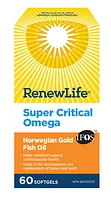 RENEW LIFE Super Critical Omega (Norweigan Gold -  60 sgels)