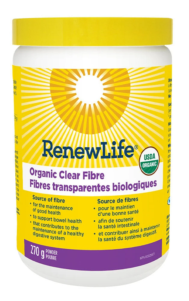 RENEW LIFE Organic Clear Fibre (270 gr)