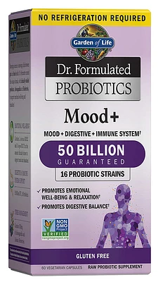 DR FORMULATED Probiotics Mood+ 50 Billion (60 veg caps)