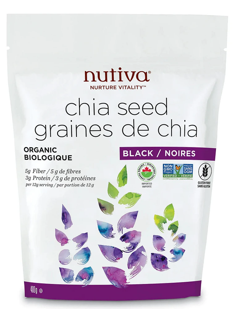 NUTIVA Organic Chia Seeds (400 gr)
