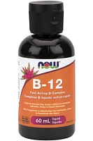 NOW B-12 Fast Acting B Complex (Liquid - 60 ml)