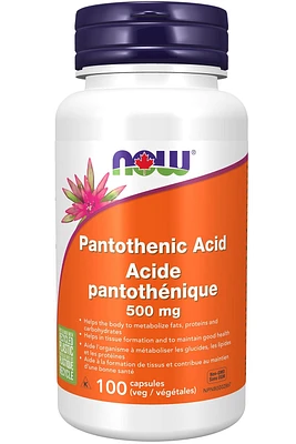 NOW Pantothenic Acid (500 mg