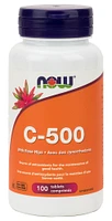 NOW Vitamin C 500  (w/Rose Hips - 100 tabs)