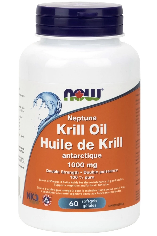 NOW Neptune Krill (1000 mg - 60 Softgels)