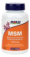 NOW MSM (1,000 mg - 120 veg caps)