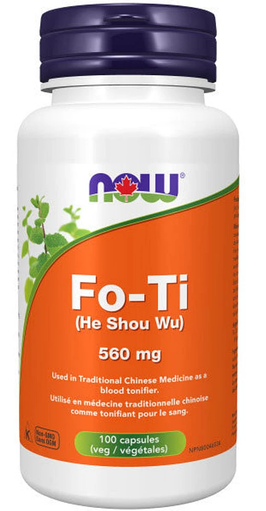 NOW Fo-Ti (He Shou Wu) (560 mg - 100 veg caps)
