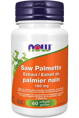 NOW Saw Palmetto Extract (160 mg - 120 Softgels)