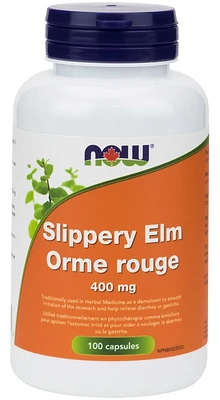 NOW Slippery Elm (400 mg - 100 caps)