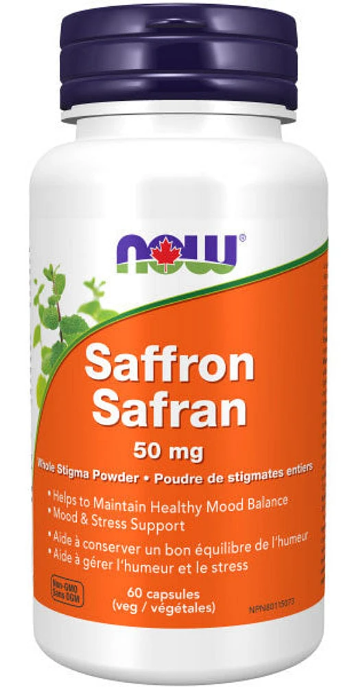 NOW Saffron (50 mg - 60 veg caps)