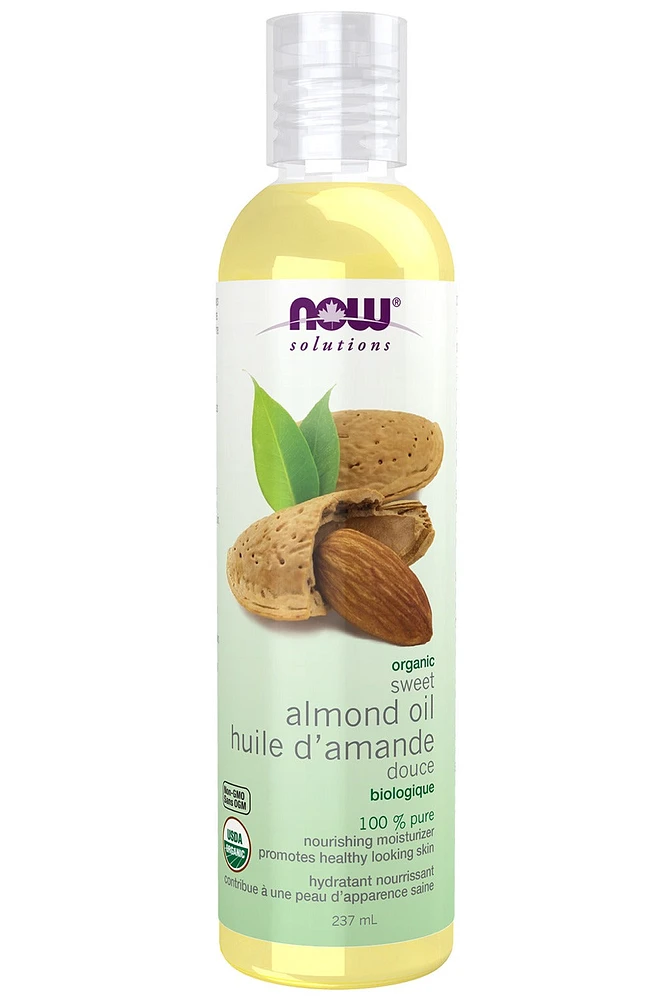 NOW Organic Sweet Almond Oil (237 ml)