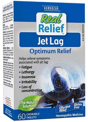 HOMEOCAN Real Relief JetLag tablets (60 Tabs)