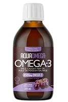 AQUAOMEGA Omega 3 High DHA  (Grape - 225 ml)