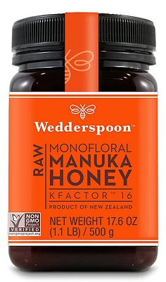 WEDDERSPOON 100% Raw Manuka Honey (Kfactor 16