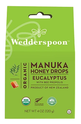 WEDDERSPOON Organic Manuka Honey Drops (Eucalyptus