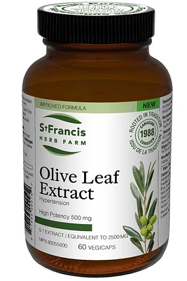ST FRANCIS HERB FARM Olive Leaf Capsules (60 Caps)