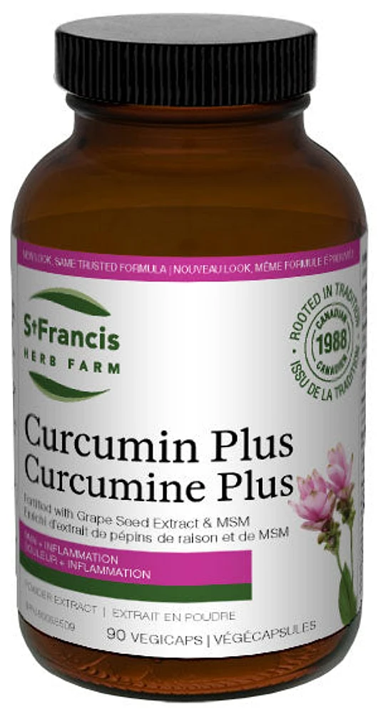 ST FRANCIS HERB FARM Curcumin Plus (90 veg caps)