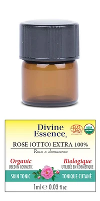 DIVINE ESSENCE Rose (Otto) Extra 100% Organic (1 ml)