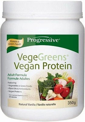 PROGRESSIVE VegeGreens Vegan Protein (Natural Vanilla - 350 gr)