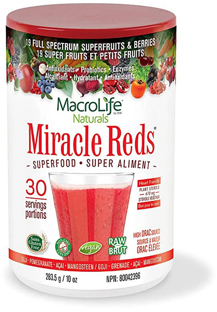 MACROLIFE NATURALS Miracle Reds Superfood (30 Servings)
