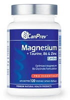CANPREV Magnesium Cardio + Taurine, B6 & Zinc (120 veg caps)
