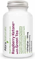 ALORA NATURALS Green Tea with Raspberry Ketones (120 v-cap)