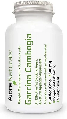 ALORA NATURALS Garcinia Canbogia (500 mg - 60 veg caps)